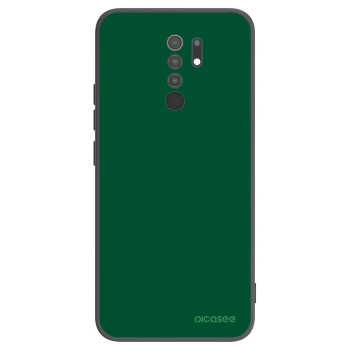 Picasee silikónový čierny obal pre Xiaomi Redmi 9 - Green Gleam