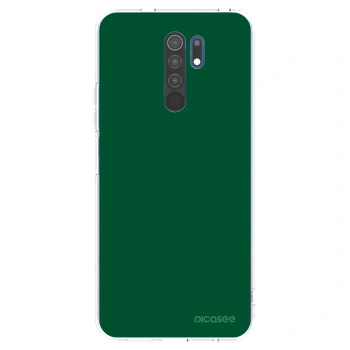 Picasee silikónový prehľadný obal pre Xiaomi Redmi 9 - Green Gleam
