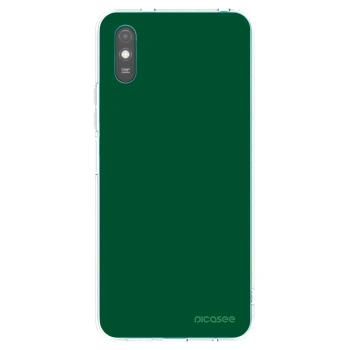 Picasee silikónový prehľadný obal pre Xiaomi Redmi 9A - Green Gleam