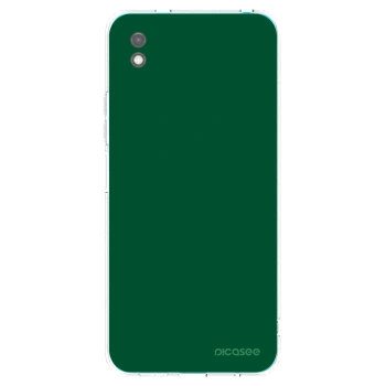 Picasee silikónový čierny obal pre Xiaomi Redmi 9A - Green Gleam