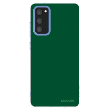 Picasee silikónový prehľadný obal pre Samsung Galaxy S20 FE - Green Gleam