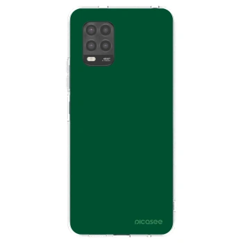 Picasee silikónový prehľadný obal pre Xiaomi Mi 10 Lite - Green Gleam