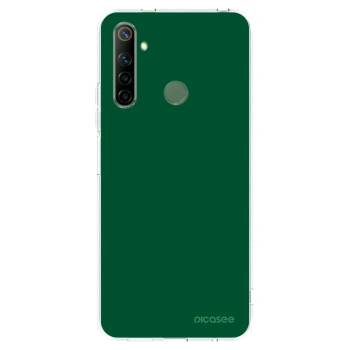 Picasee silikónový prehľadný obal pre Realme 6i - Green Gleam