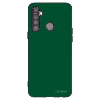 Picasee silikónový čierny obal pre Realme 6i - Green Gleam