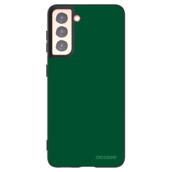 Picasee silikónový čierny obal pre Samsung Galaxy S21 5G G991B - Green Gleam