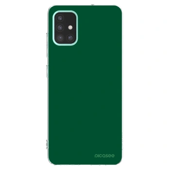 Picasee silikónový prehľadný obal pre Samsung Galaxy M31s - Green Gleam