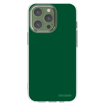 Picasee silikónový prehľadný obal pre Apple iPhone 13 Pro - Green Gleam