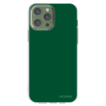 Picasee silikónový prehľadný obal pre Apple iPhone 13 Pro Max - Green Gleam