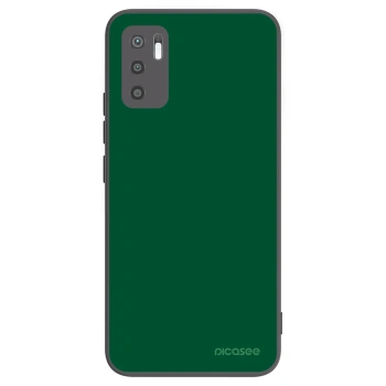 Picasee silikónový čierny obal pre Xiaomi Redmi Note 10 5G - Green Gleam
