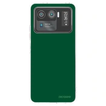 Picasee silikónový prehľadný obal pre Xiaomi Mi 11 Ultra - Green Gleam
