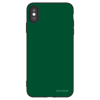 Picasee silikónový čierny obal pre Apple iPhone XS Max - Green Gleam