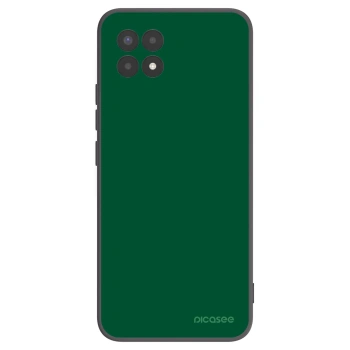 Picasee silikónový čierny obal pre Realme 8i - Green Gleam
