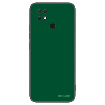 Picasee silikónový čierny obal pre Xiaomi Redmi 10C - Green Gleam