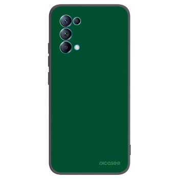 Picasee silikónový čierny obal pre OPPO A16s - Green Gleam
