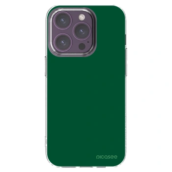Picasee silikónový prehľadný obal pre Apple iPhone 14 Pro - Green Gleam
