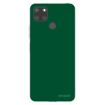 Picasee silikónový prehľadný obal pre Realme C21Y - Green Gleam