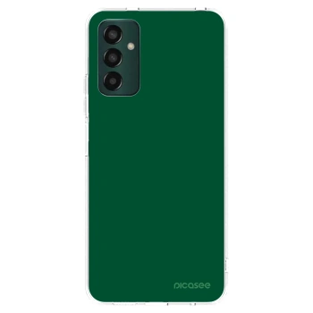 Picasee silikónový prehľadný obal pre Samsung Galaxy M13 M135F - Green Gleam