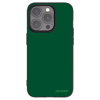 Picasee silikónový čierny obal pre Apple iPhone 15 Pro - Green Gleam
