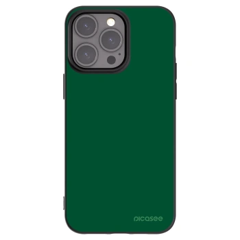 Picasee silikónový čierny obal pre Apple iPhone 15 Pro Max - Green Gleam