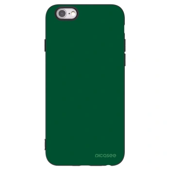 Picasee silikónový čierny obal pre Apple iPhone 6/6S - Green Gleam
