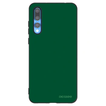 Picasee silikónový čierny obal pre Huawei P20 Pro - Green Gleam