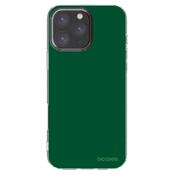 Picasee silikónový prehľadný obal pre Apple iPhone 16 Pro Max - Green Gleam