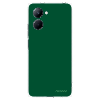 Picasee silikónový prehľadný obal pre Realme C33 (2023) - Green Gleam