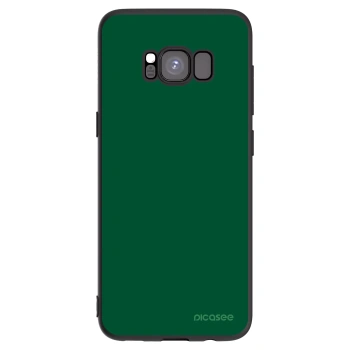Picasee silikónový čierny obal pre Samsung Galaxy S8 G950F - Green Gleam
