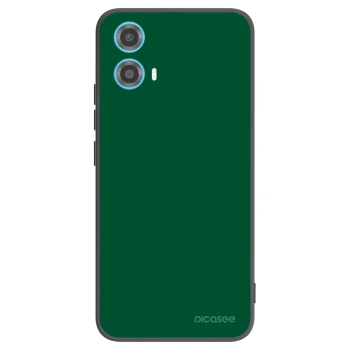 Picasee silikónový čierny obal pre Motorola Moto G34 5G - Green Gleam