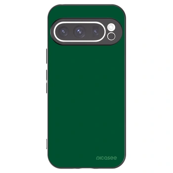 Picasee silikónový čierny obal pre Google Pixel 9 Pro - Green Gleam