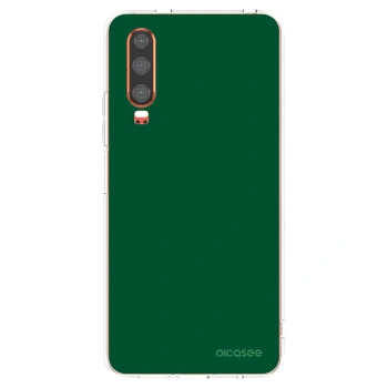 Picasee silikónový prehľadný obal pre Huawei P30 - Green Gleam