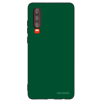 Picasee silikónový čierny obal pre Huawei P30 - Green Gleam