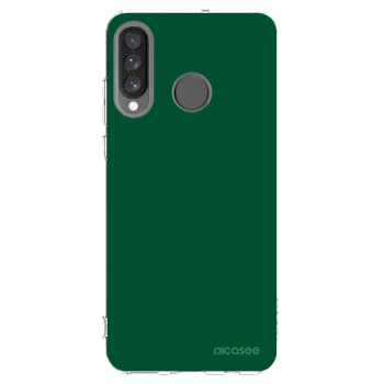 Picasee silikónový prehľadný obal pre Huawei P30 Lite - Green Gleam