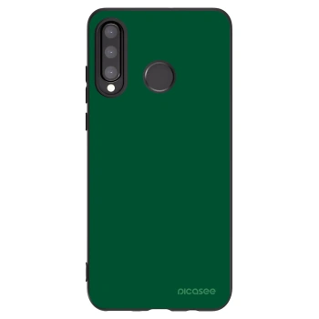 Picasee silikónový čierny obal pre Huawei P30 Lite - Green Gleam