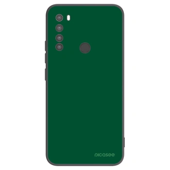 Picasee silikónový čierny obal pre Xiaomi Redmi Note 8 - Green Gleam