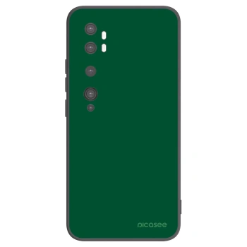 Picasee silikónový čierny obal pre Xiaomi Mi Note 10 (Pro) - Green Gleam