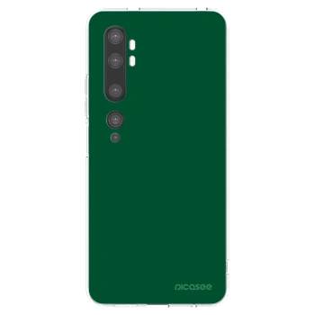 Picasee silikónový prehľadný obal pre Xiaomi Mi Note 10 (Pro) - Green Gleam