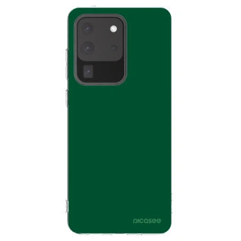 Picasee silikónový prehľadný obal pre Samsung Galaxy S20 Ultra 5G G988F - Green Gleam