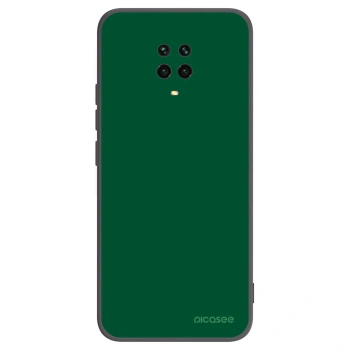 Picasee silikónový čierny obal pre Xiaomi Redmi Note 9 Pro - Green Gleam