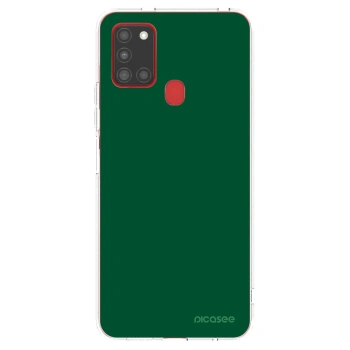 Picasee silikónový prehľadný obal pre Samsung Galaxy A21s - Green Gleam