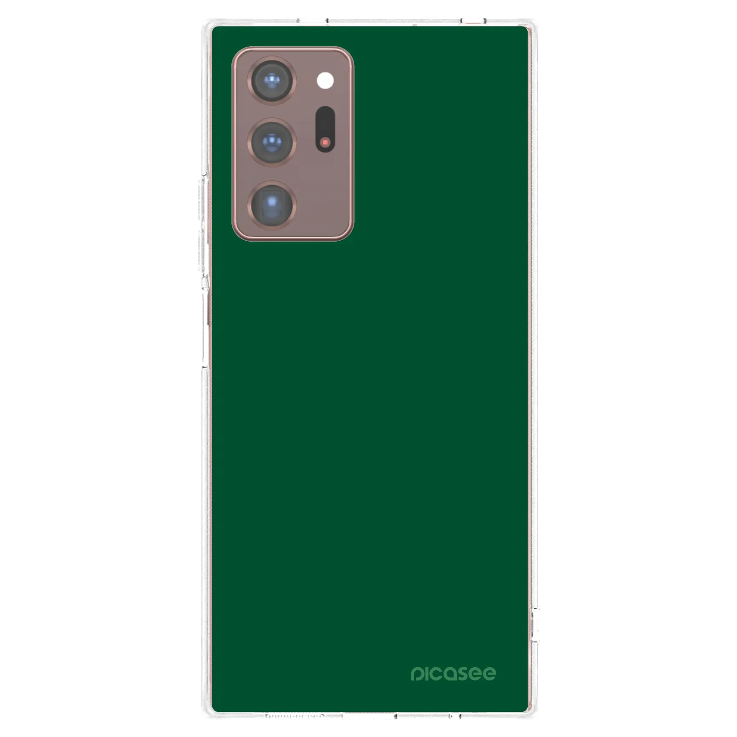 Picasee silikónový prehľadný obal pre Samsung Galaxy Note 20 Ultra - Green Gleam