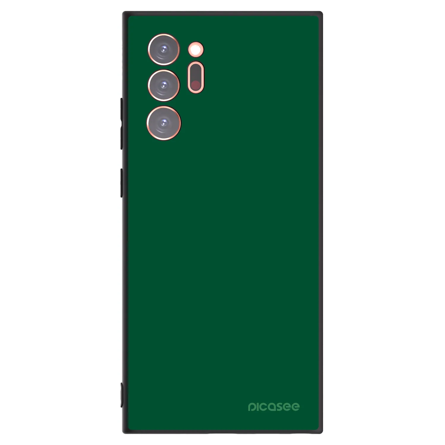 Picasee silikónový čierny obal pre Samsung Galaxy Note 20 Ultra - Green Gleam
