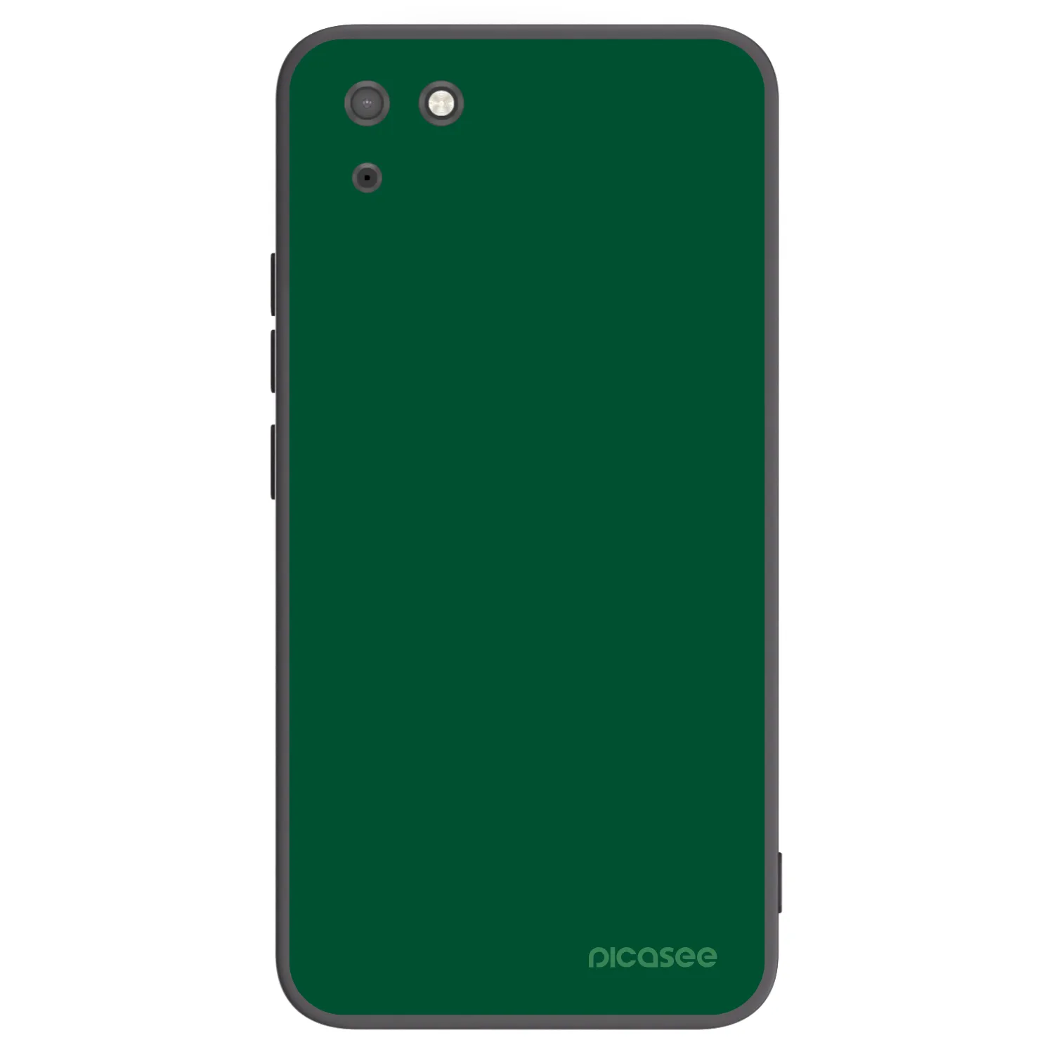 Picasee silikónový čierny obal pre Huawei Y5P - Green Gleam