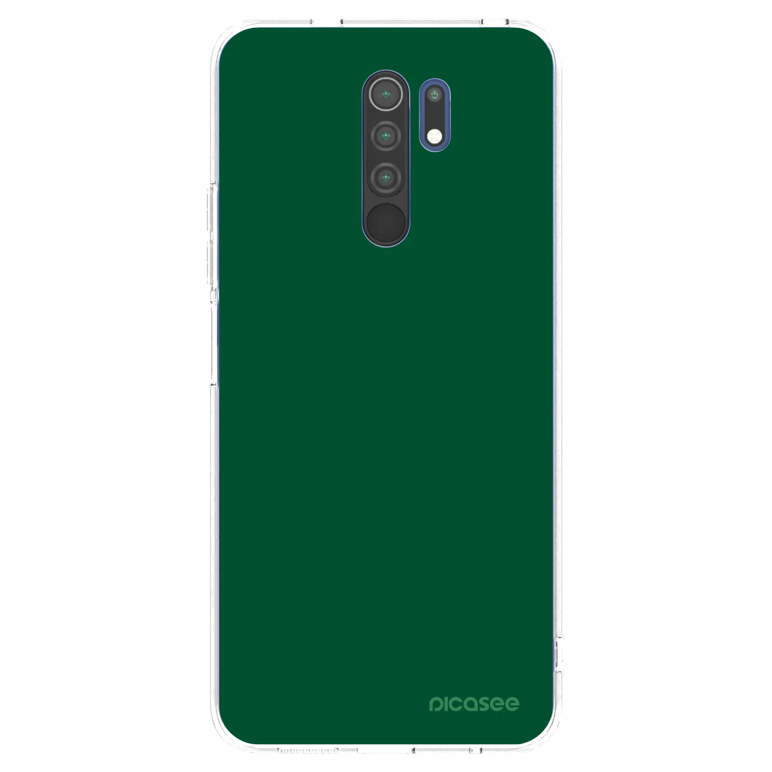 Picasee silikónový prehľadný obal pre Xiaomi Redmi 9 - Green Gleam