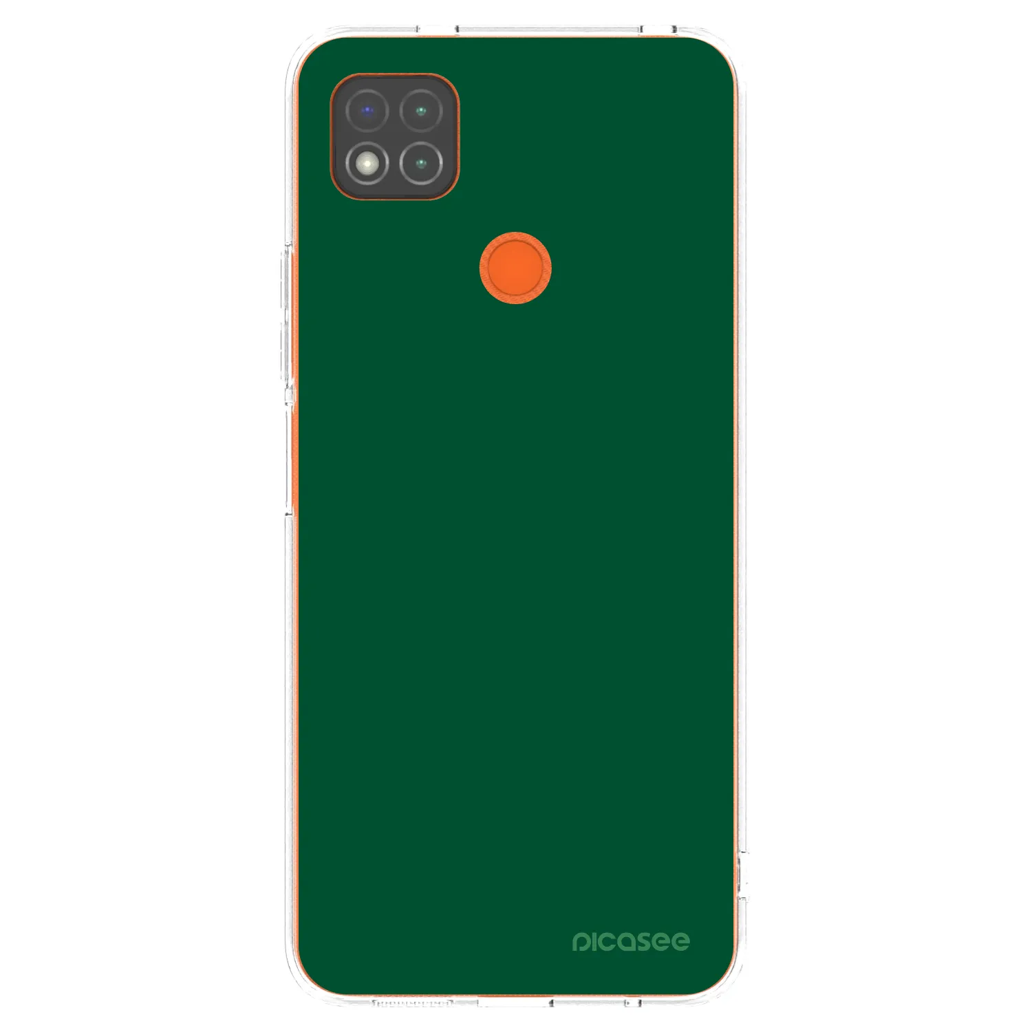 Picasee silikónový prehľadný obal pre Xiaomi Redmi 9C - Green Gleam