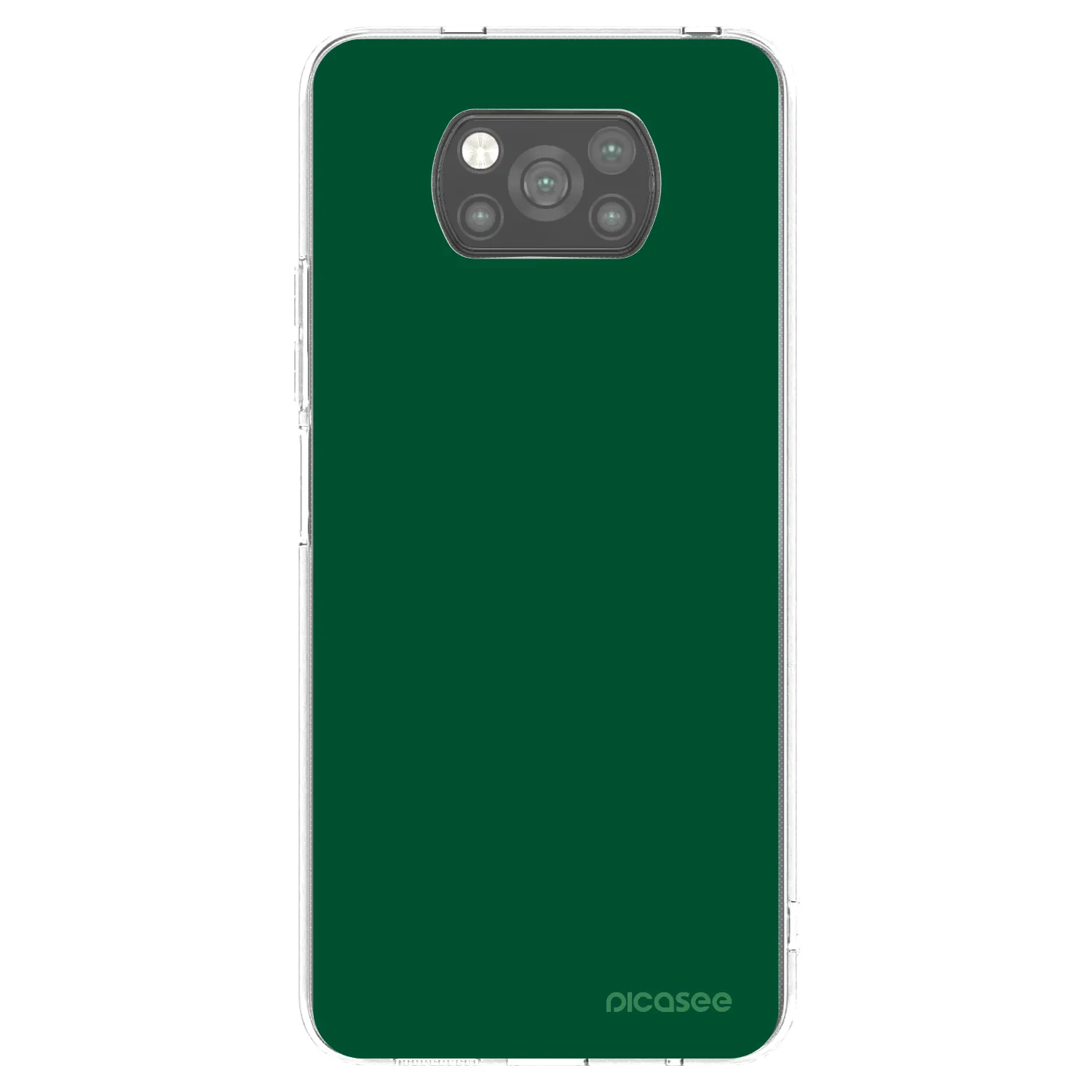 Picasee silikónový čierny obal pre Xiaomi Poco X3 - Green Gleam