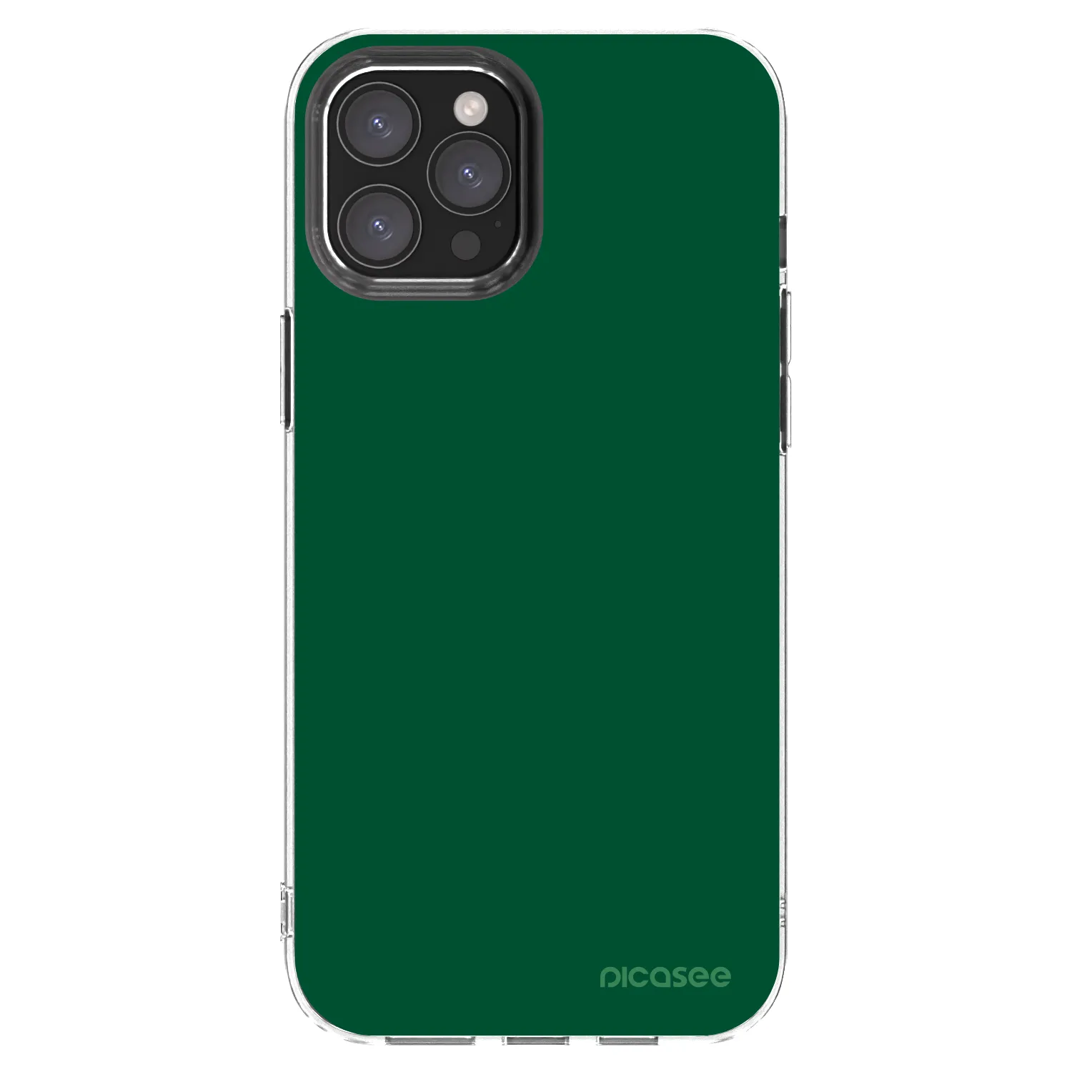 Picasee silikónový prehľadný obal pre Apple iPhone 12 Pro Max - Green Gleam