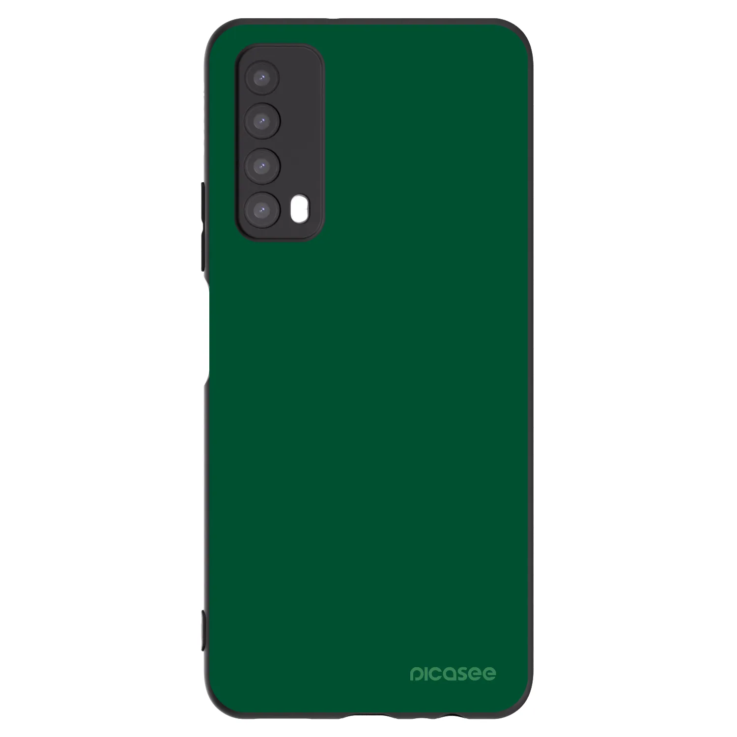 Picasee silikónový čierny obal pre Huawei P Smart 2021 - Green Gleam