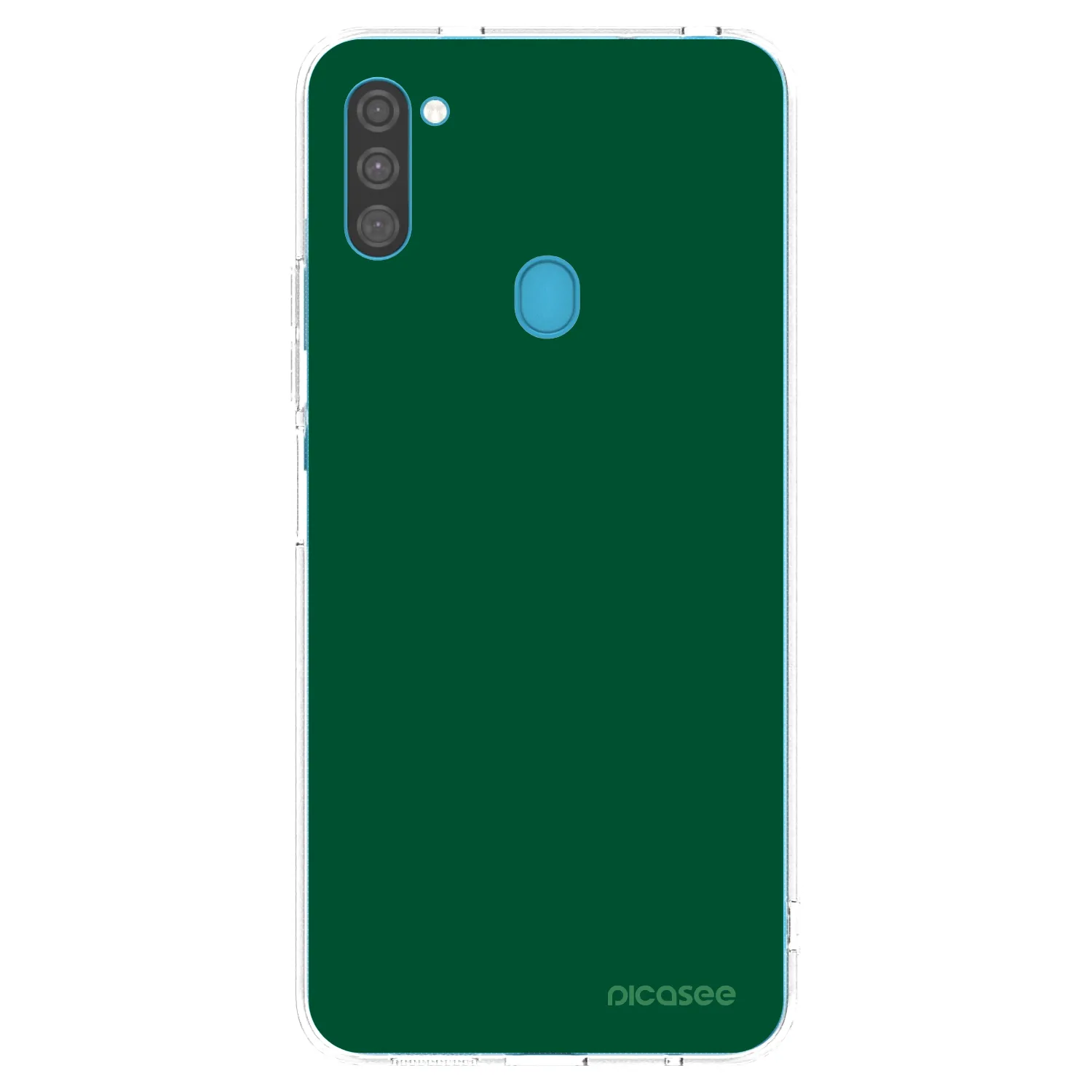 Picasee silikónový prehľadný obal pre Samsung Galaxy M11 - Green Gleam