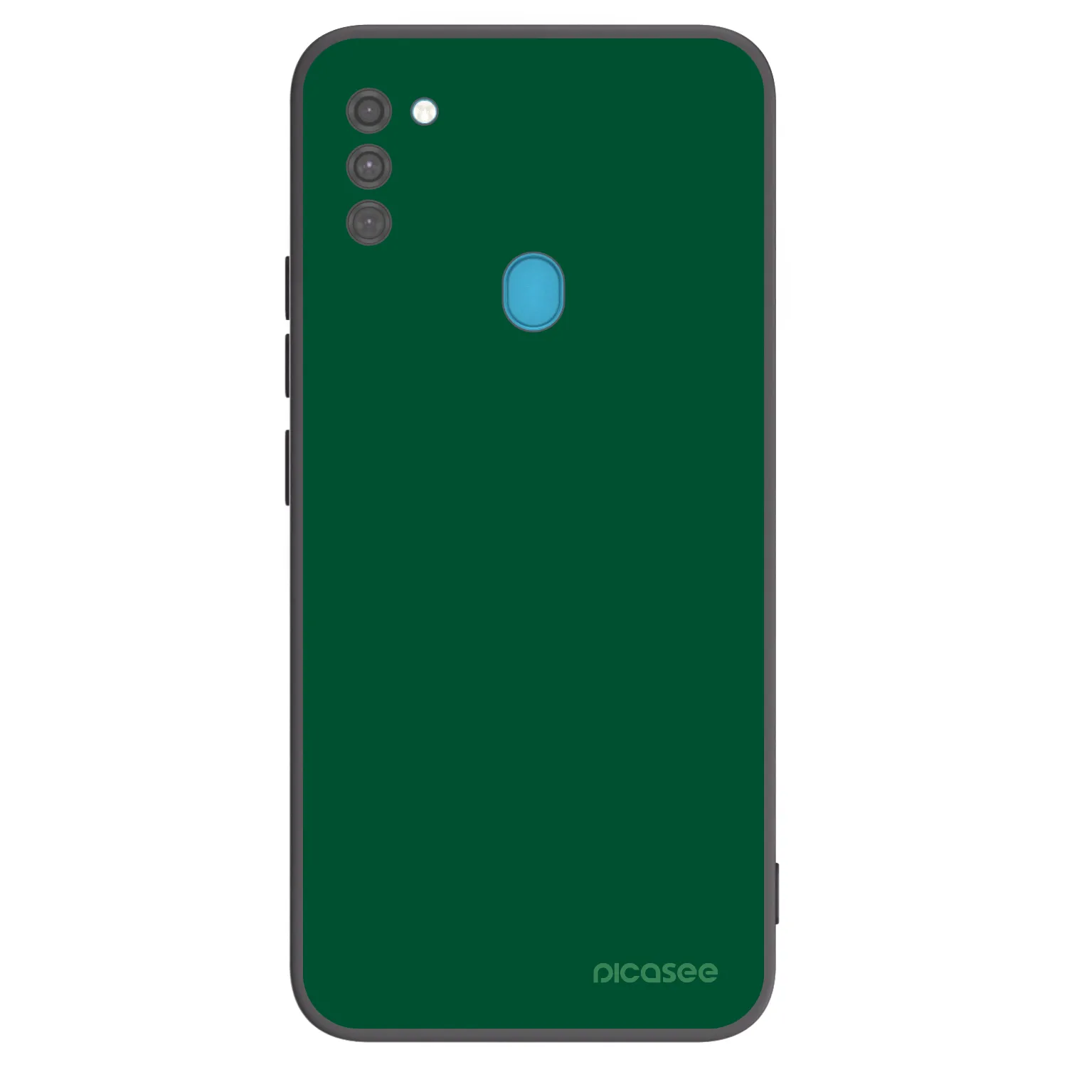 Picasee silikónový čierny obal pre Samsung Galaxy M11 - Green Gleam